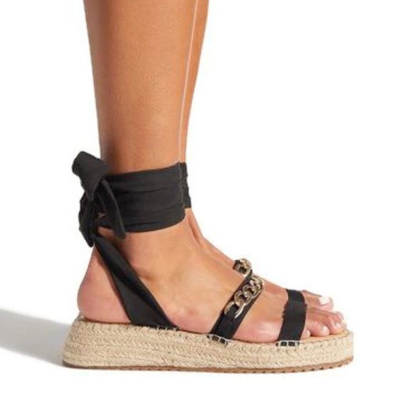 Shoe Dazzle Radly Platform Espadrille Sandal - Picture 2 of 5